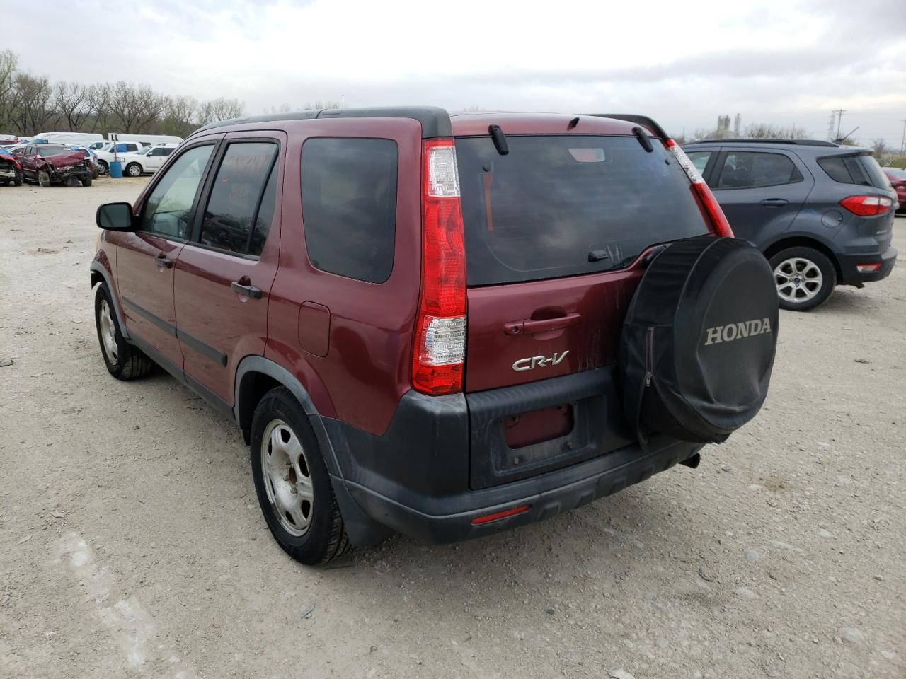 Photo 3 from auction – 2006 HONDA CR-V LX with VIN JHLRD68576C027673