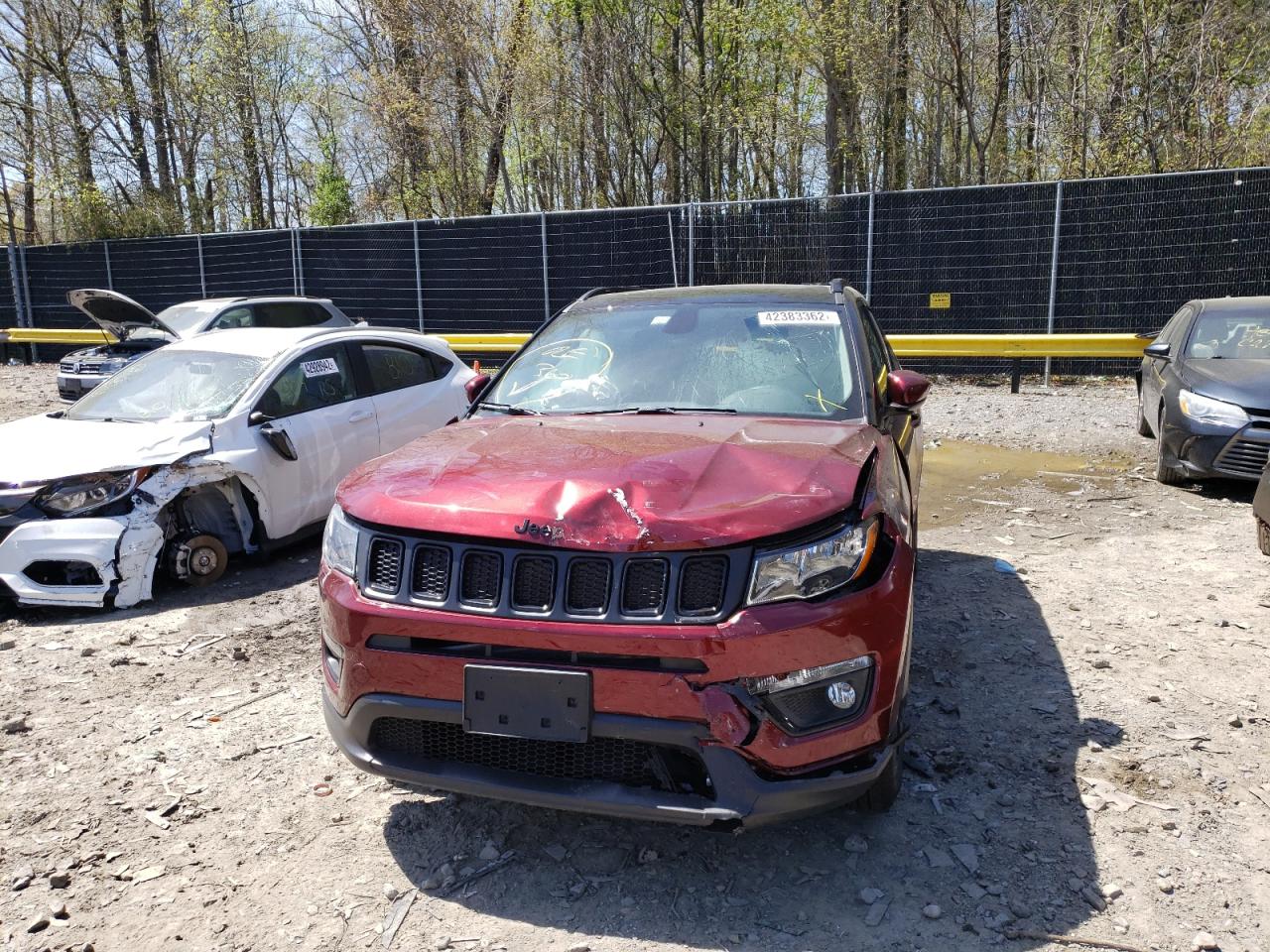 Photo 9 from auction – 2021 JEEP COMPASS LA with VIN 3C4NJDBB2MT551709