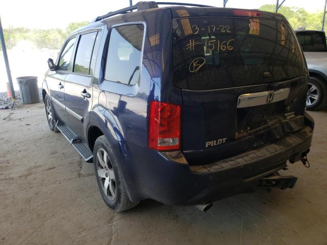 Photo 3 from auction – 2015 HONDA PILOT TOUR with VIN 5FNYF4H90FB015166