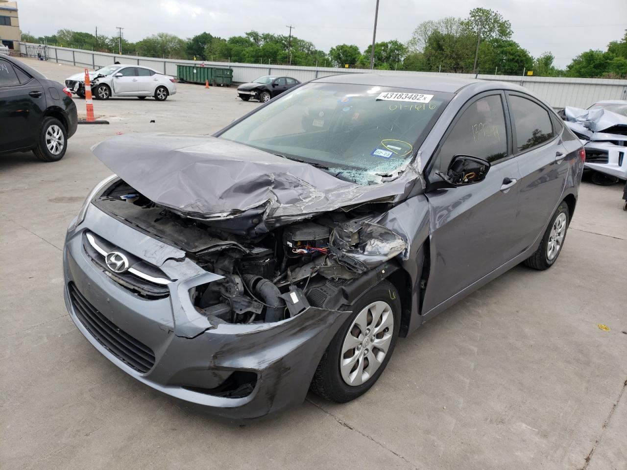 Photo 2 from auction – 2016 HYUNDAI ACCENT SE with VIN KMHCT4AE6GU017616