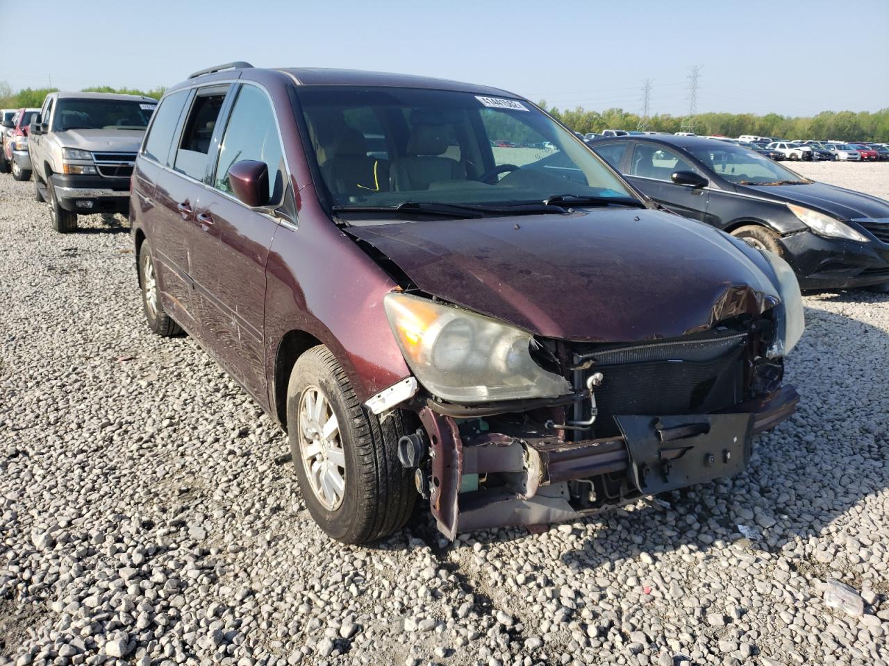 Photo 1 from auction – 2008 HONDA ODYSSEY EX with VIN 5FNRL38648B402173