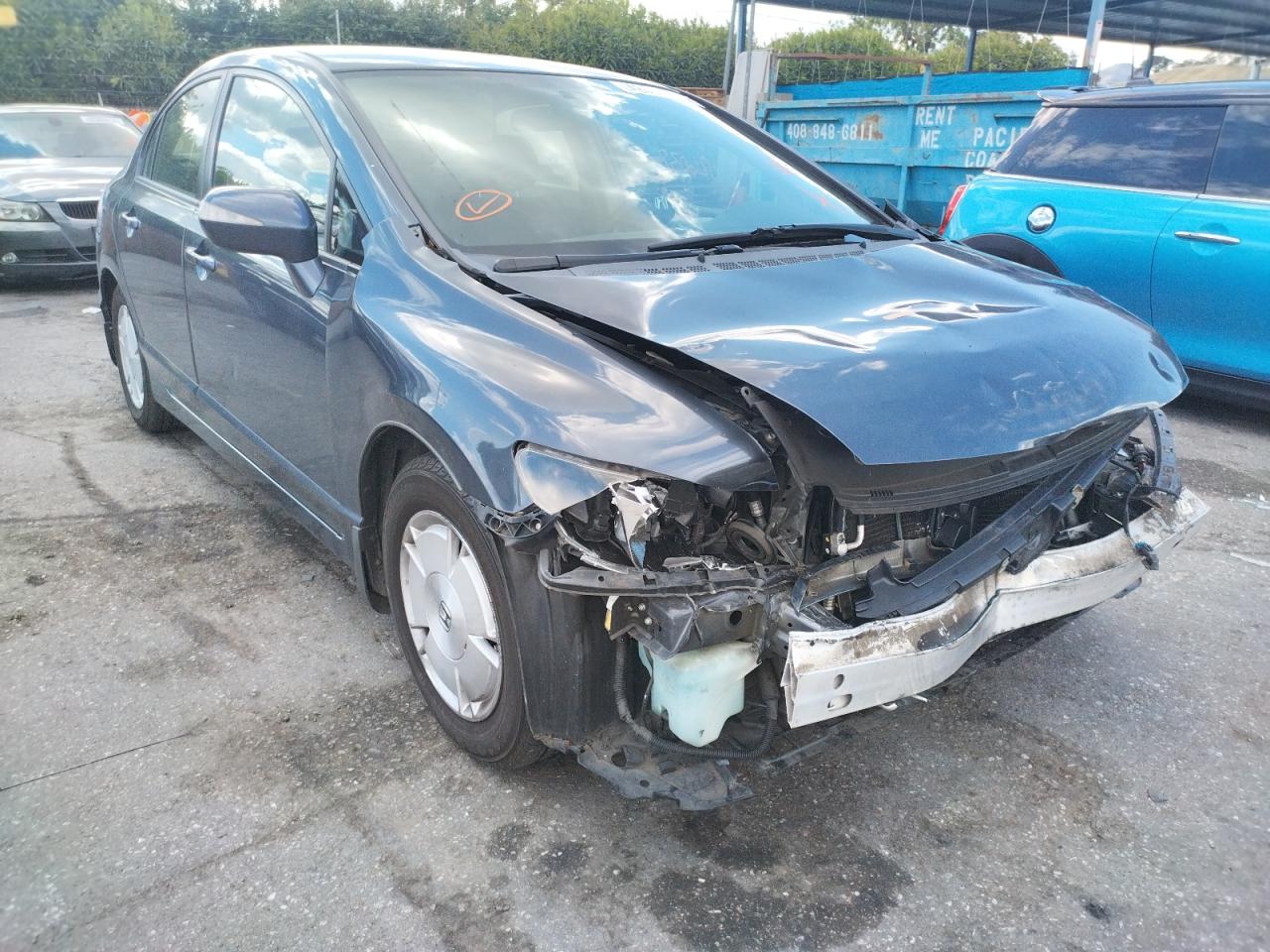 Photo 1 from auction – 2007 HONDA CIVIC HYBR with VIN JHMFA36247S020234
