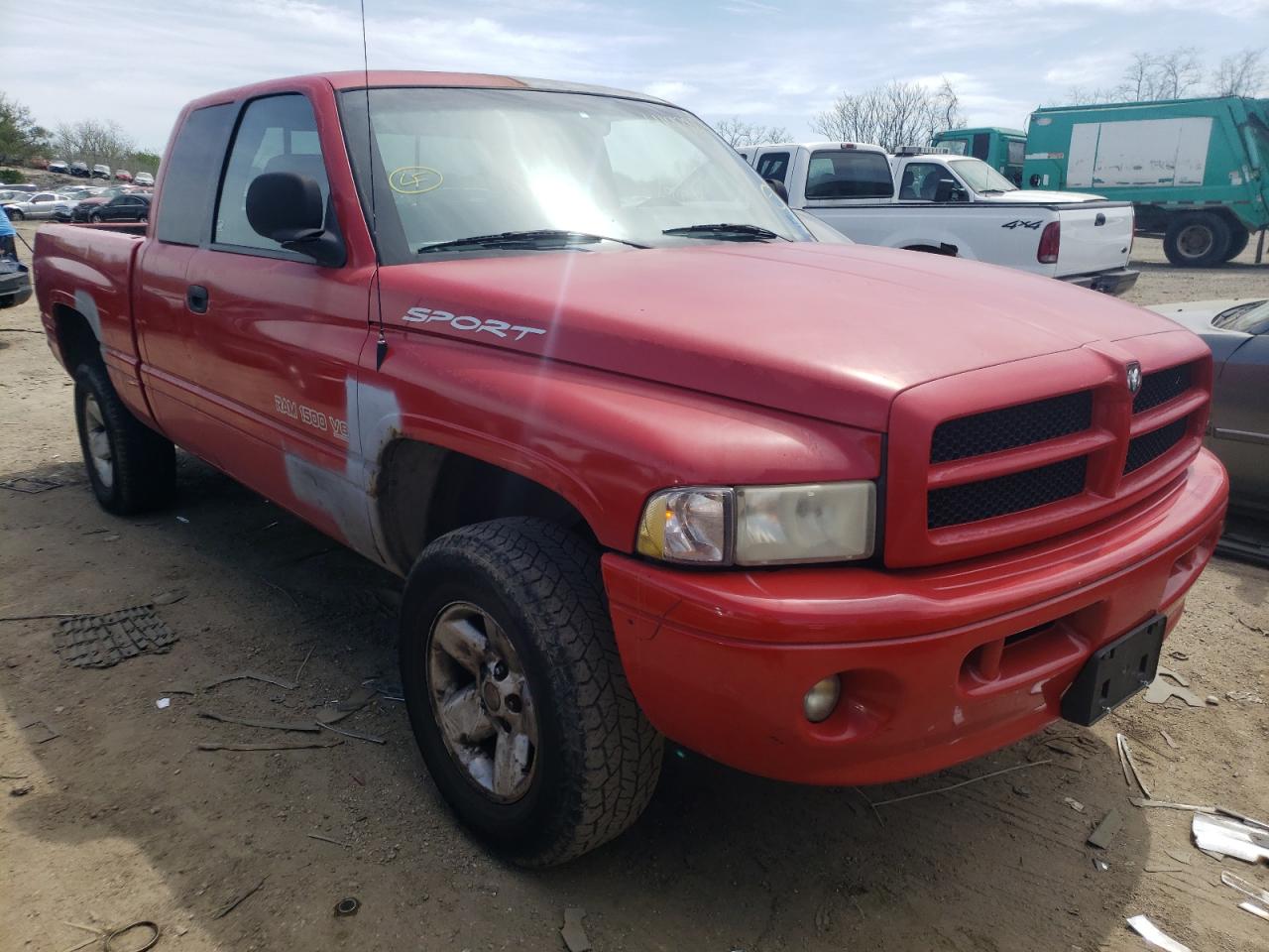 DODGE RAM 1500 1999 with VIN 3B7HF13Y6XM595288 - Photo from auction