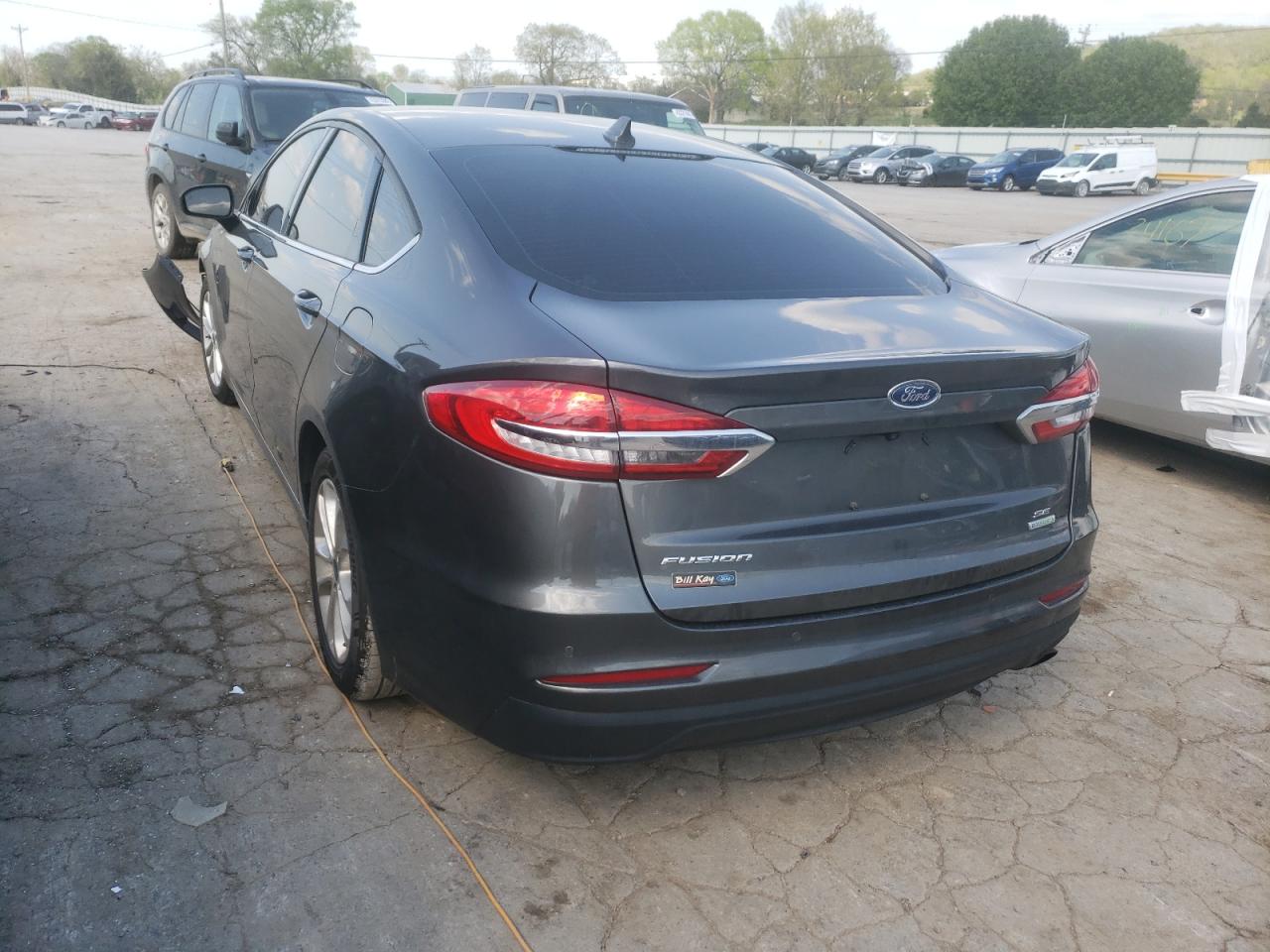 Photo 3 from auction – 2019 FORD FUSION SE with VIN 3FA6P0HD4KR213975