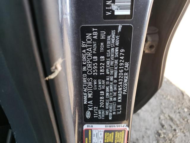 Photo 10 from auction – 2013 KIA RIO EX with VIN KNADN5A32D6192479