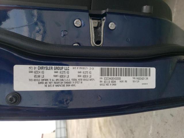 Photo 10 from auction – 2014 CHRYSLER 300 with VIN 2C3CCAAG9EH232593