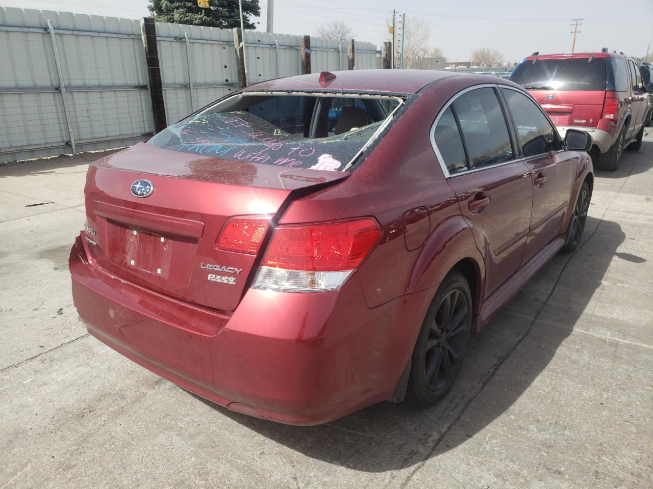 Photo 4 from auction – 2013 SUBARU LEGACY 2.5 with VIN 4S3BMCK68D3012742
