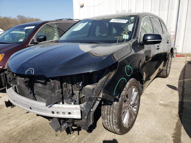 Photo 2 from auction – 2017 ACURA MDX TECHNO with VIN 5J8YD4H53HL000424