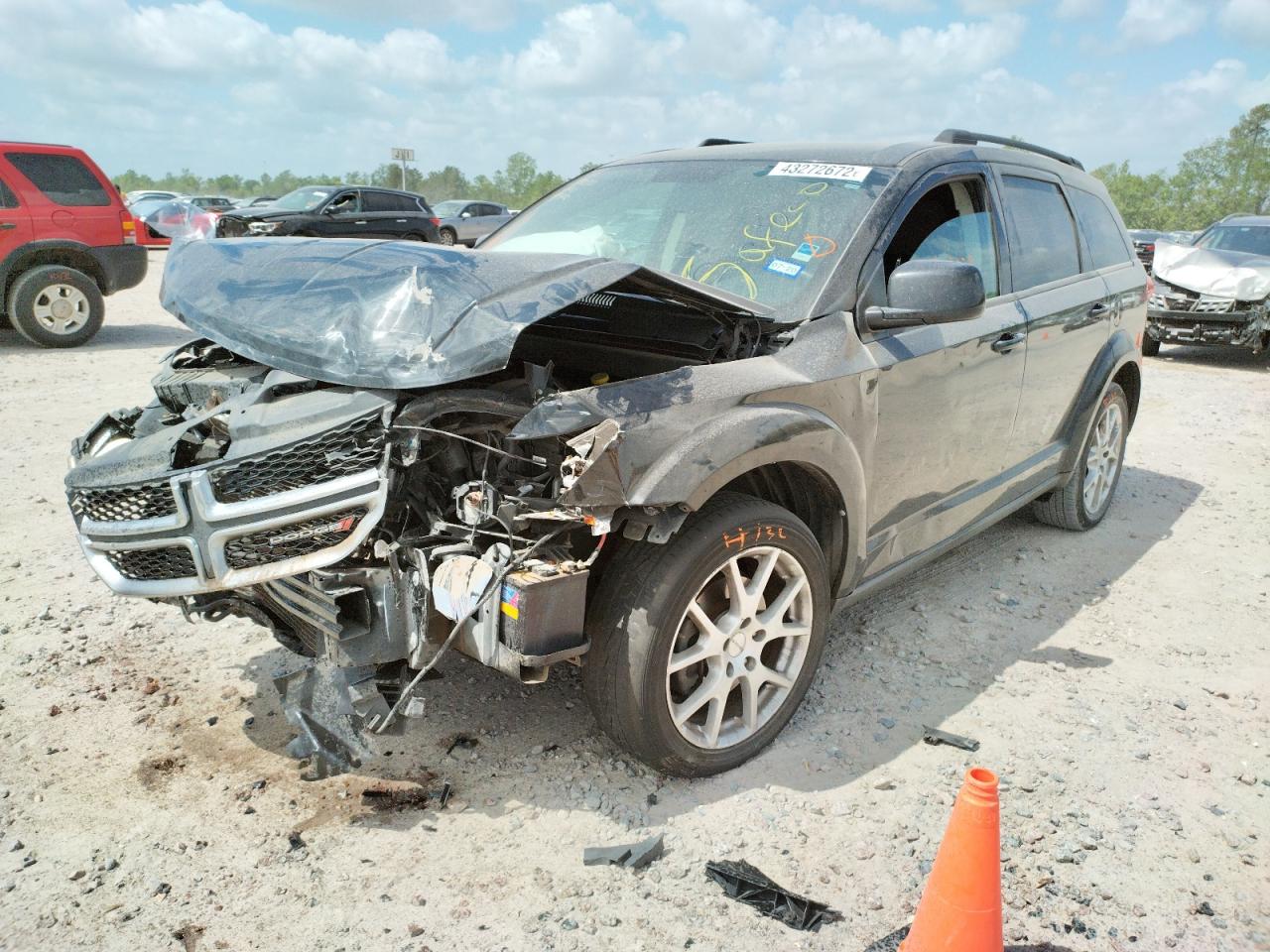 Photo 2 from auction – 2013 DODGE JOURNEY SX with VIN 3C4PDCBG6DT502664