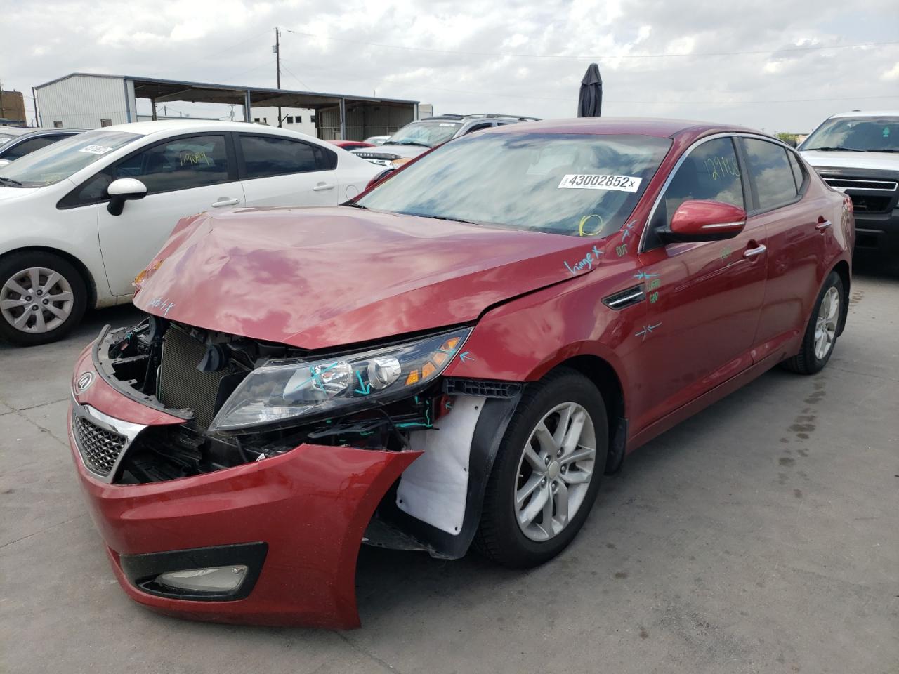 Photo 2 from auction – 2013 KIA OPTIMA LX with VIN 5XXGM4A78DG128139