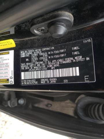 Photo 10 from auction – 2016 TOYOTA 4RUNNER SR with VIN JTEZU5JR9G5116960