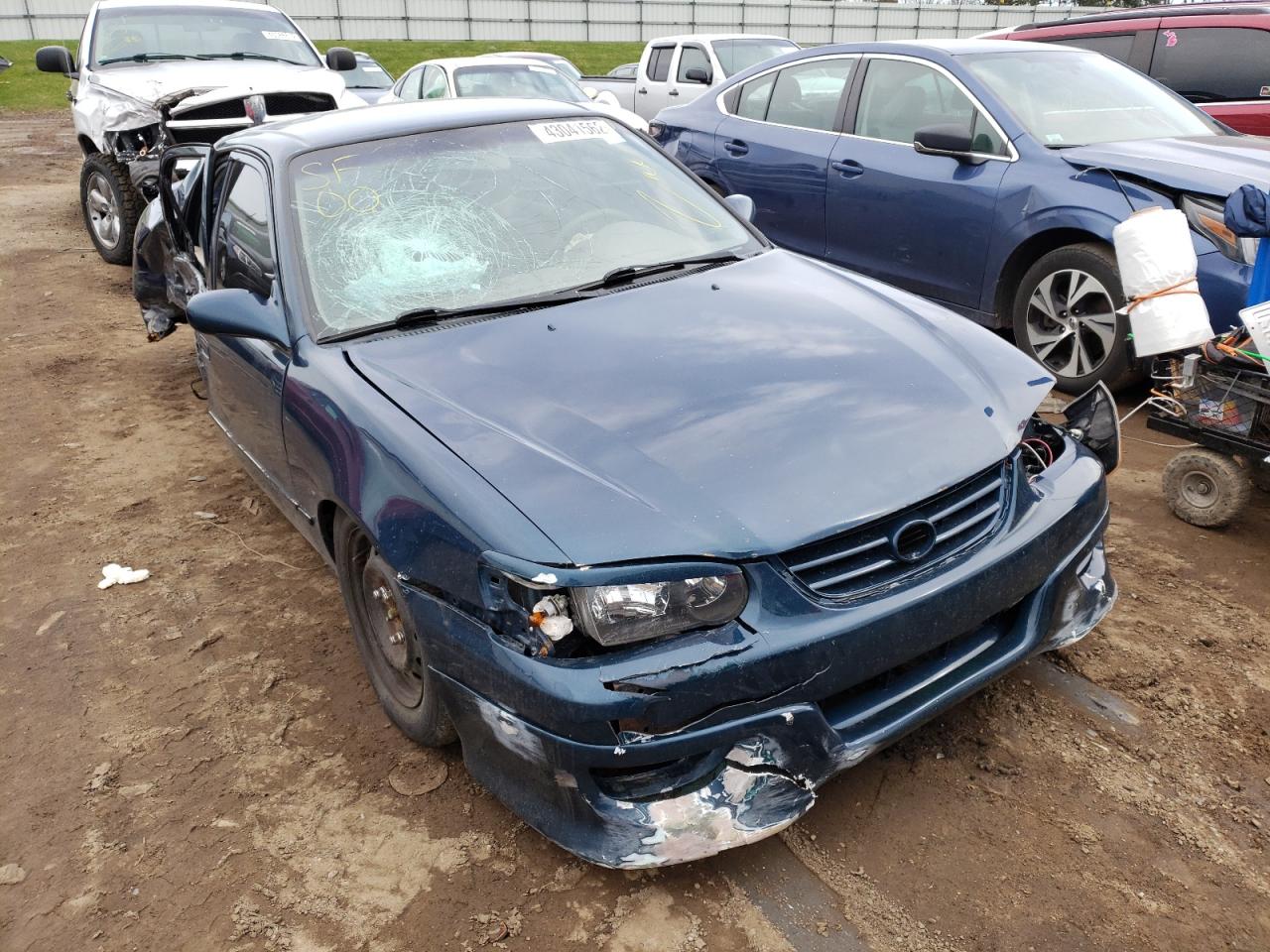 TOYOTA COROLLA VE 2000 with VIN 2T1BR18E4YC321707 - Photo from auction