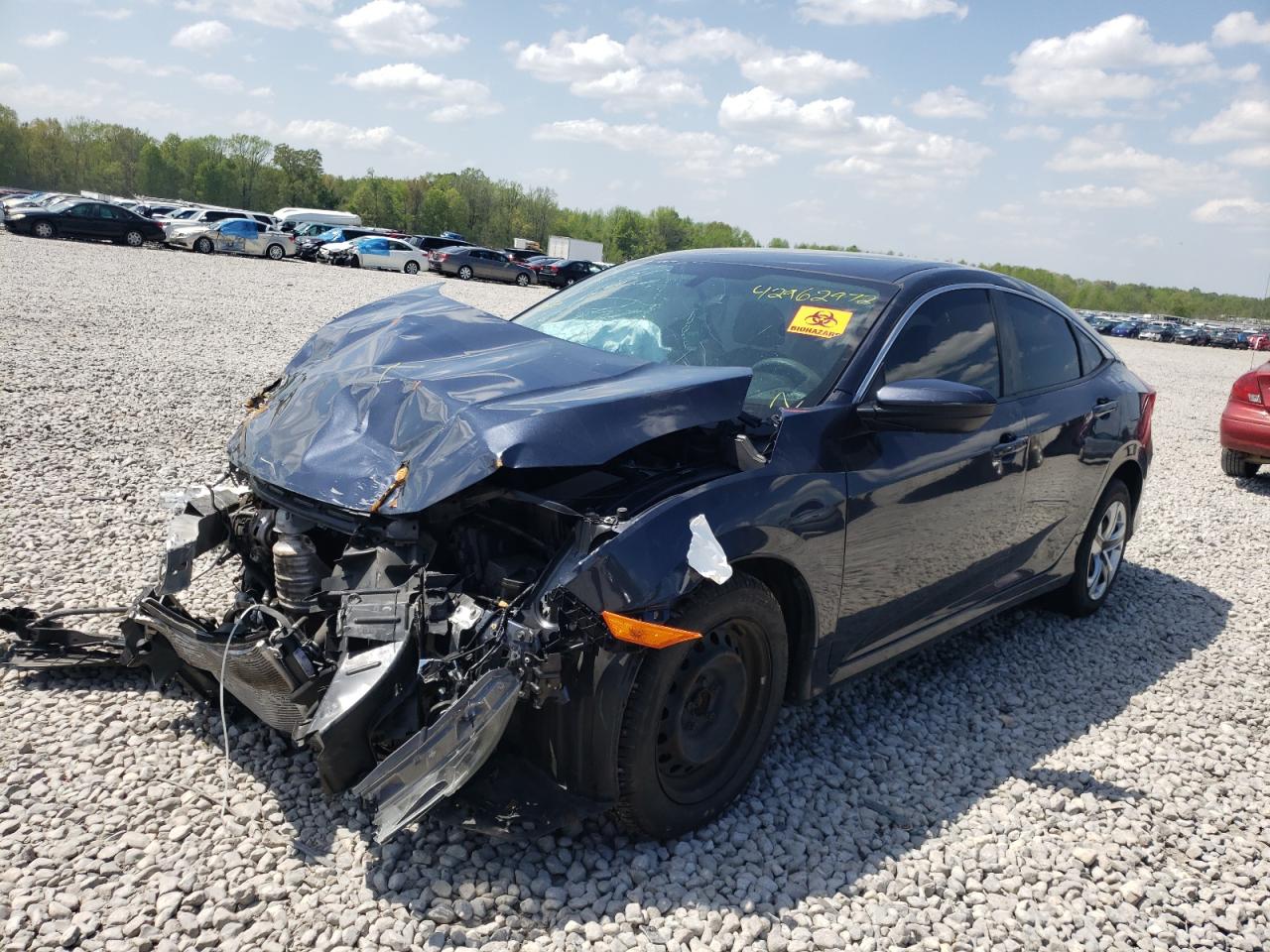 Photo 2 from auction – 2016 HONDA CIVIC LX with VIN 19XFC2F54GE248740