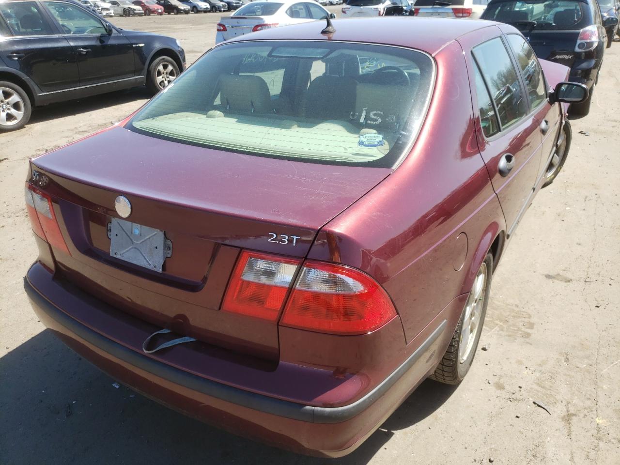 Photo 4 from auction – 2004 SAAB 9-5 ARC with VIN YS3ED49A843012309