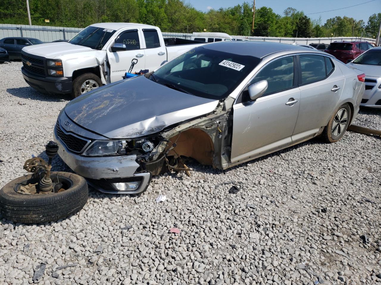 Photo 2 from auction – 2012 KIA OPTIMA HYB with VIN KNAGM4AD5C5020129
