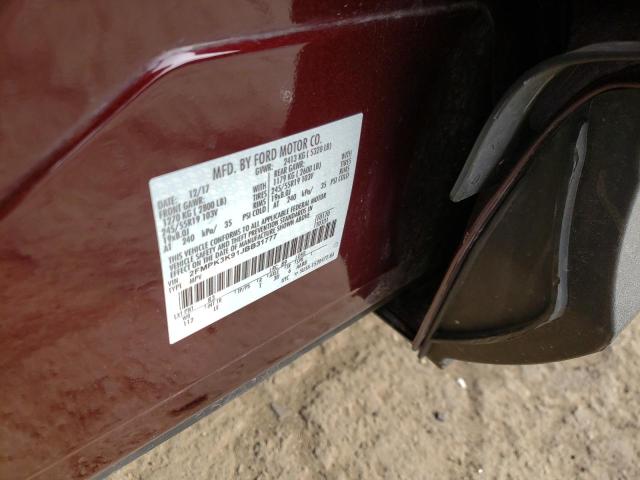Photo 10 from auction – 2018 FORD EDGE TITAN with VIN 2FMPK3K91JBB31777
