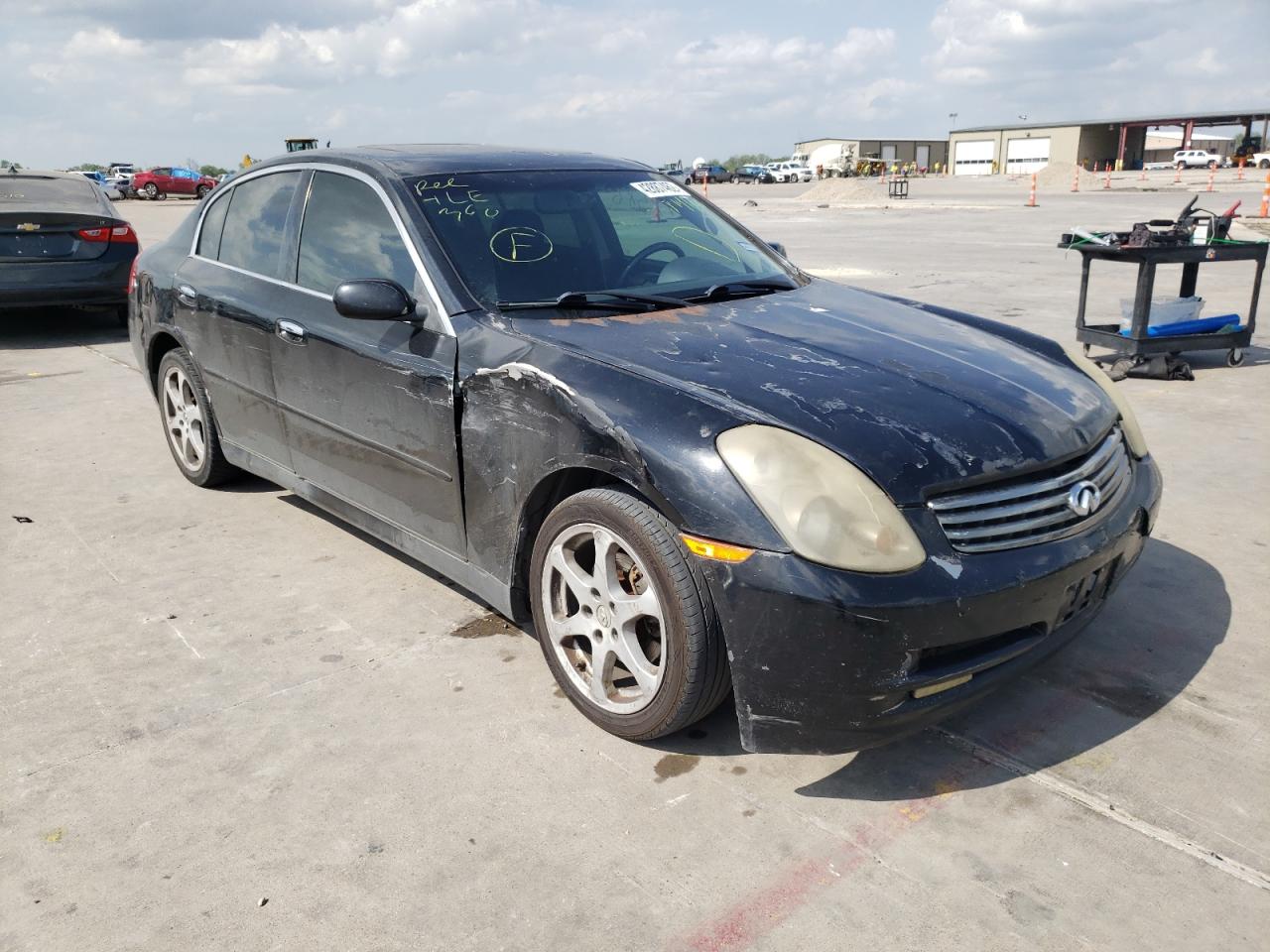 INFINITI G35 2004 with VIN JNKCV51F54M714105 - Photo from auction