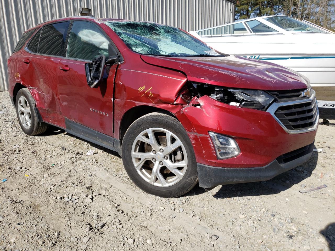 CHEVROLET EQUINOX LT 2018 with VIN 3GNAXKEX0JS569062 - Photo from auction
