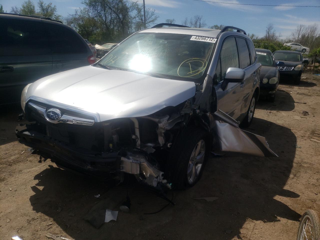 Photo 2 from auction – 2015 SUBARU FORESTER 2 with VIN JF2SJAHC1FH435888