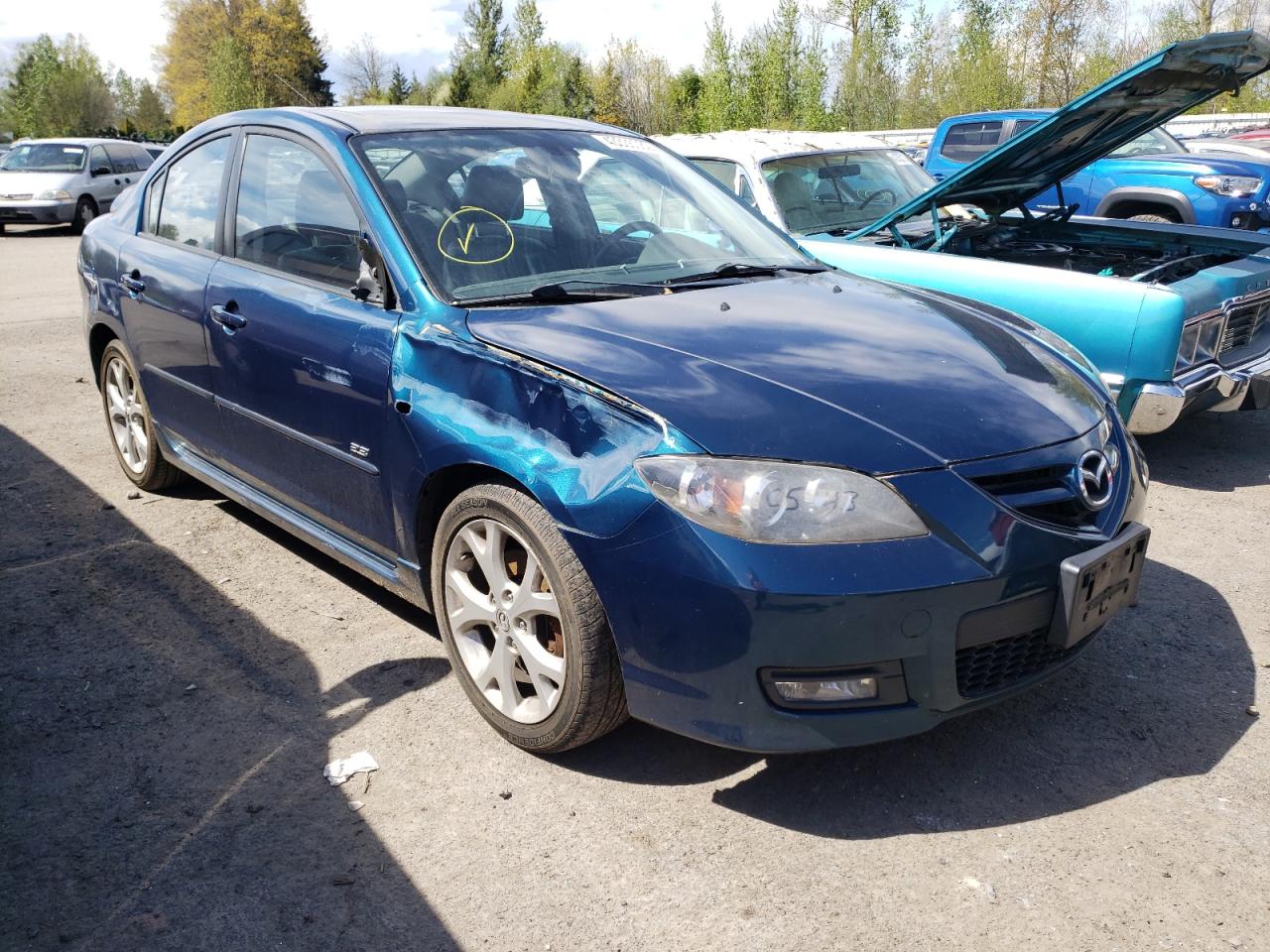 MAZDA 3 S 2008 with VIN JM1BK323381860184 - Photo from auction