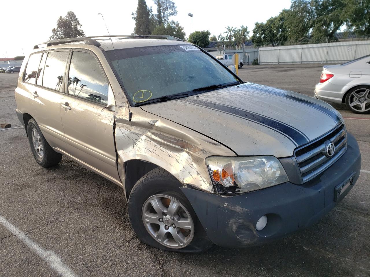 TOYOTA HIGHLANDER 2004 with VIN JTEGP21A640018839 - Photo from auction