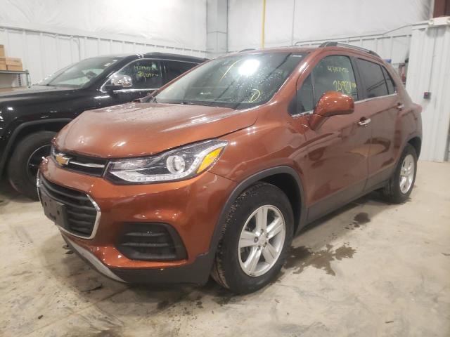 Photo 2 from auction – 2019 CHEVROLET TRAX 1LT with VIN 3GNCJLSB5KL278691
