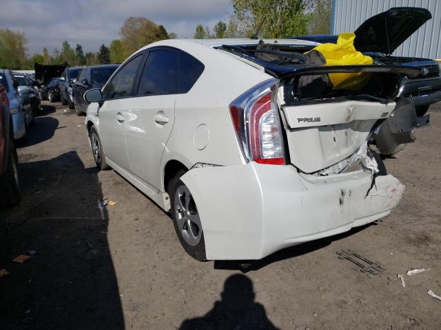 Photo 3 from auction – 2015 TOYOTA PRIUS with VIN JTDKN3DU0F2002238