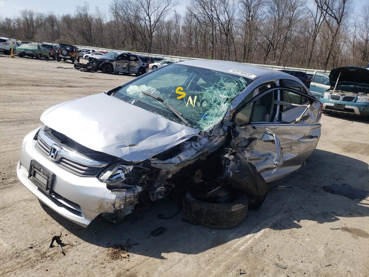 Photo 2 from auction – 2012 HONDA CIVIC LX with VIN 19XFB2F54CE045683