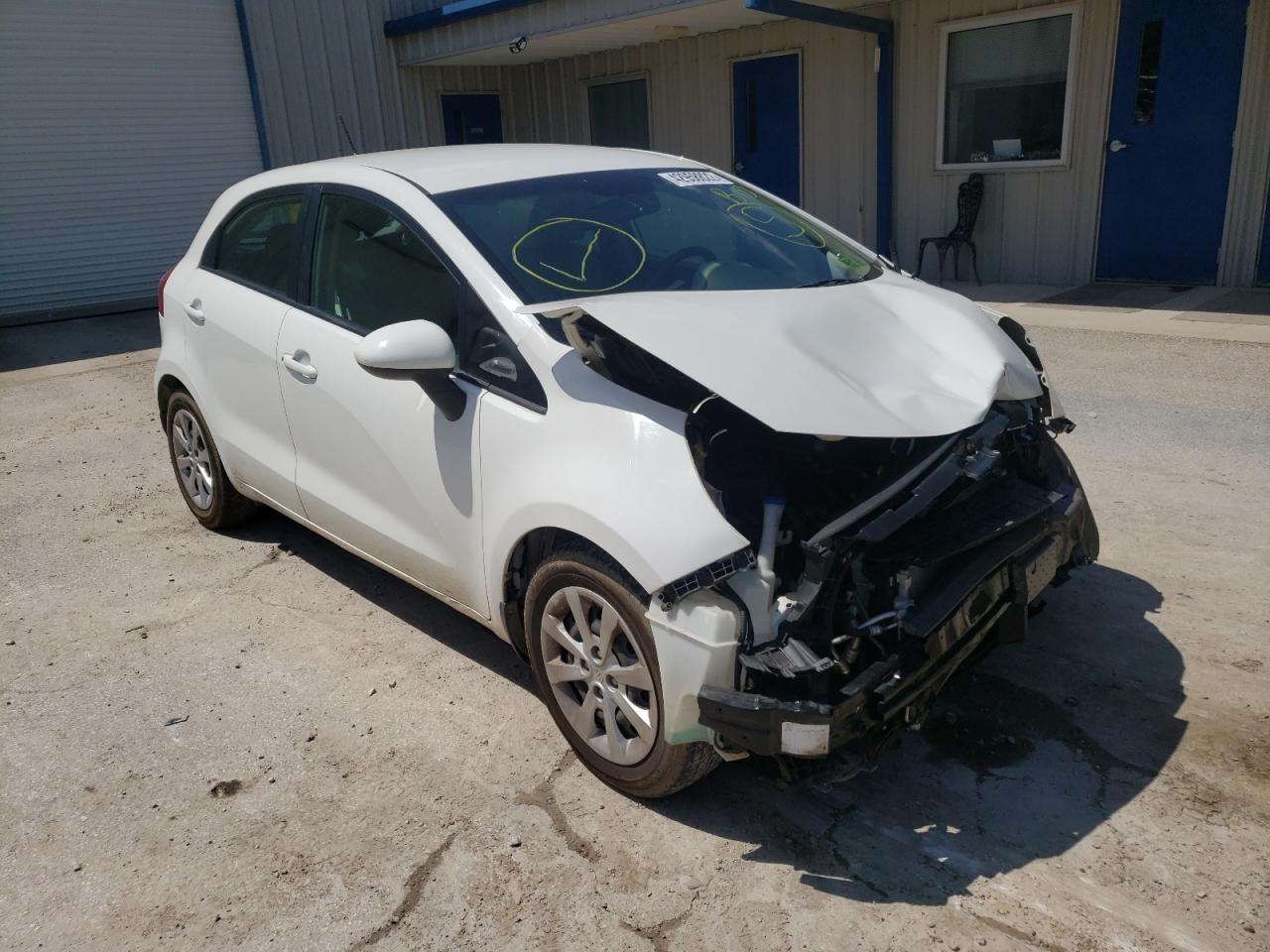 KIA RIO LX 2013 with VIN KNADM5A37D6319245 - Photo from auction