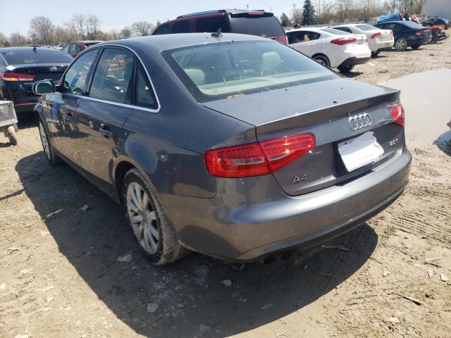 Photo 3 from auction – 2013 AUDI A4 PREMIUM with VIN WAUAFAFL9DN044515