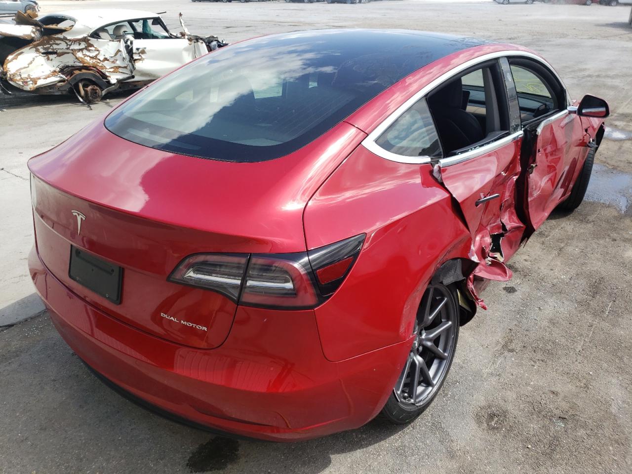 Photo 4 from auction – 2020 TESLA MODEL 3 with VIN 5YJ3E1EBXLF782991