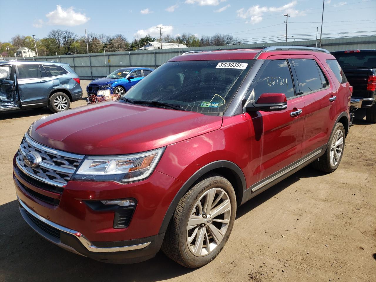 Photo 2 from auction – 2019 FORD EXPLORER L with VIN 1FM5K7F80KGA97356