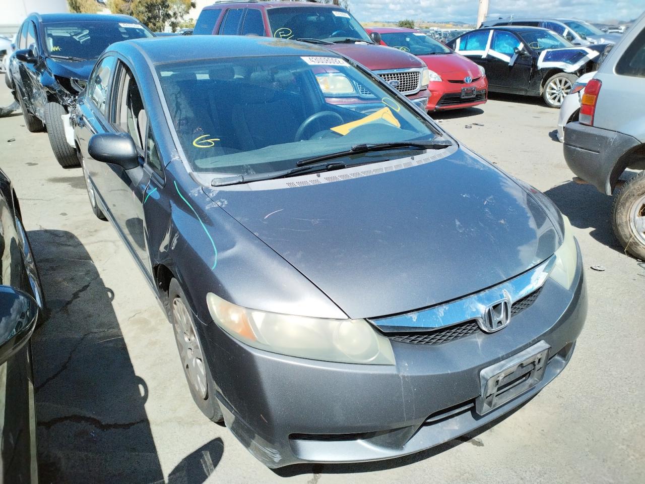 Photo 1 from auction – 2010 HONDA CIVIC VP with VIN 19XFA1F37AE053043