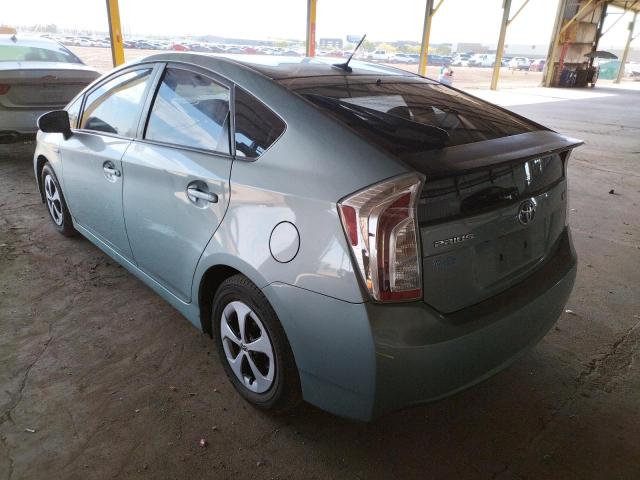 Photo 3 from auction – 2013 TOYOTA PRIUS with VIN JTDKN3DU9D1637736