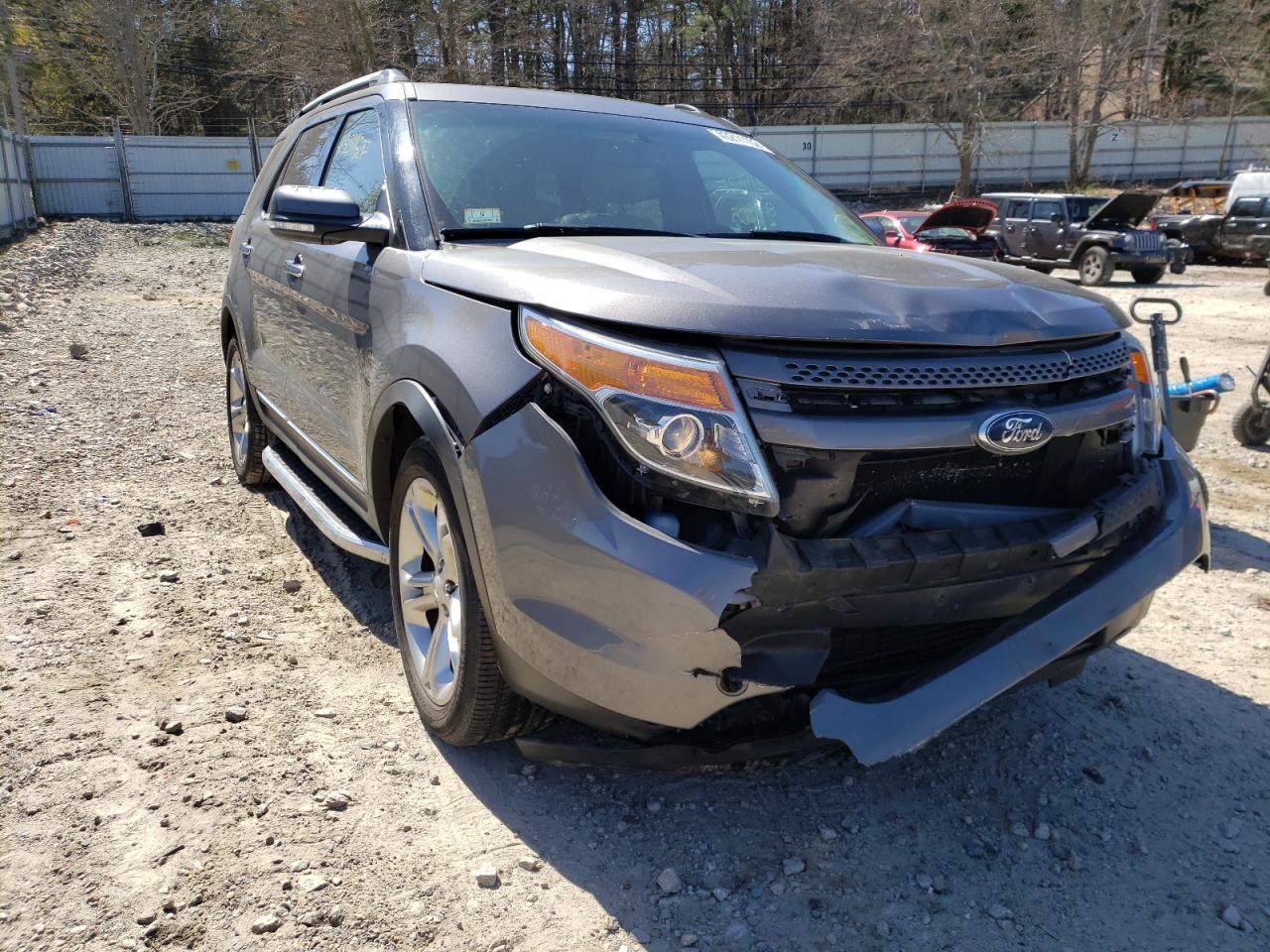 FORD EXPLORER L 2014 with VIN 1FM5K8F81EGA95254 - Photo from auction
