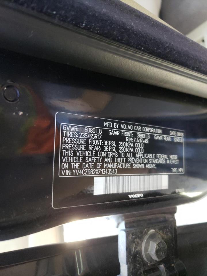 Photo 10 from auction – 2007 VOLVO XC90 3.2 with VIN YV4CZ982X71343543