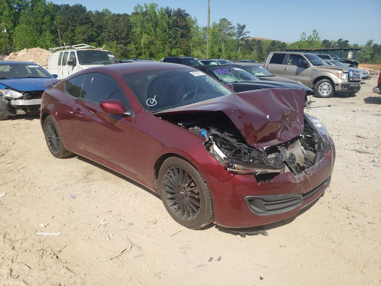 HYUNDAI GENESIS CO 2011 with VIN KMHHT6KD8BU056143 - Photo from auction