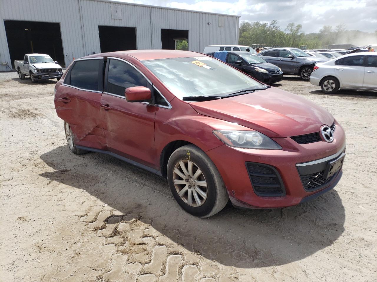 MAZDA CX-7 2011 with VIN JM3ER2A59B0399423 - Photo from auction