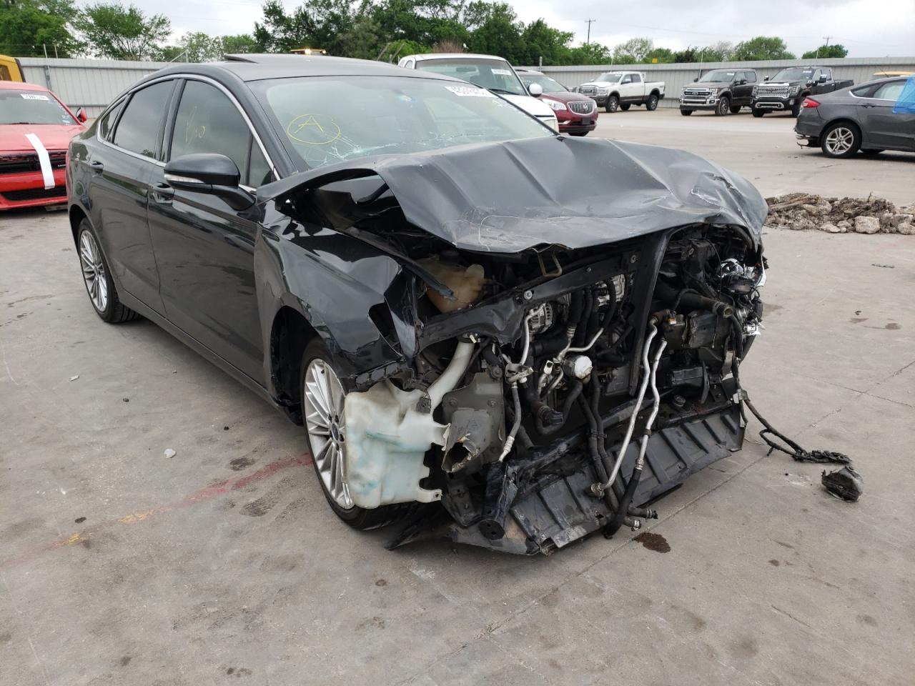 FORD FUSION SE 2014 with VIN 3FA6P0HD3ER376766 - Photo from auction