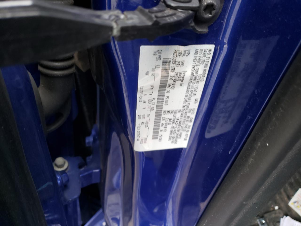Photo 10 from auction – 2013 FORD FOCUS ST with VIN 1FADP3L90DL358749