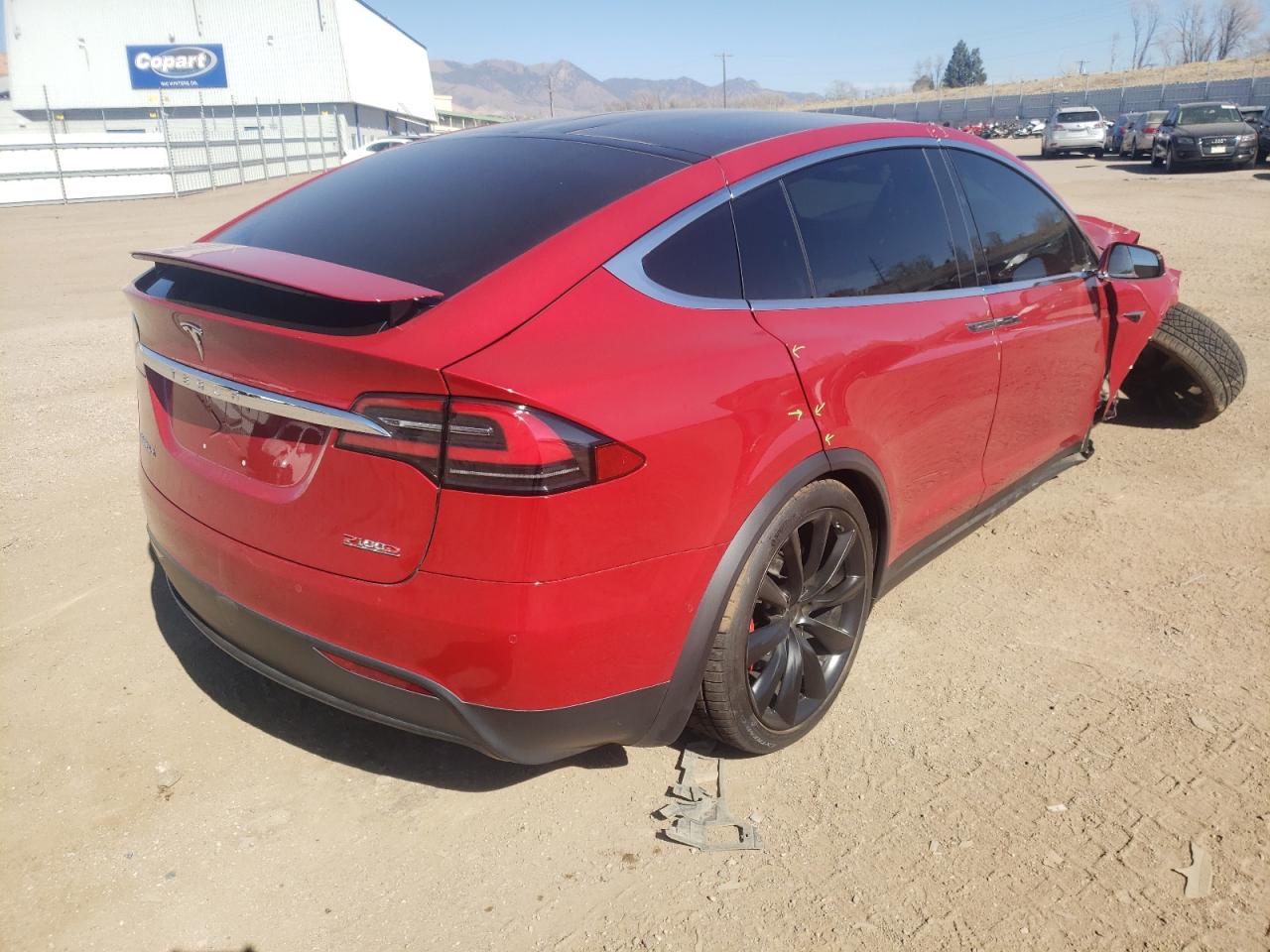 Photo 4 from auction – 2018 TESLA MODEL X with VIN 5YJXCDE43JF140930