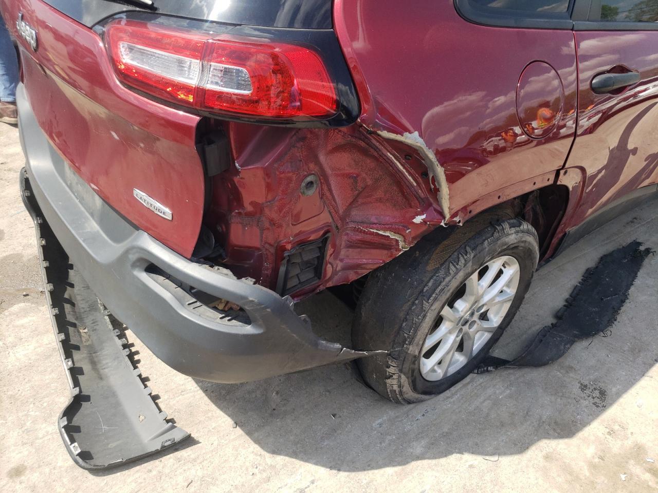 Photo 9 from auction – 2016 JEEP CHEROKEE S with VIN 1C4PJLAB0GW323906