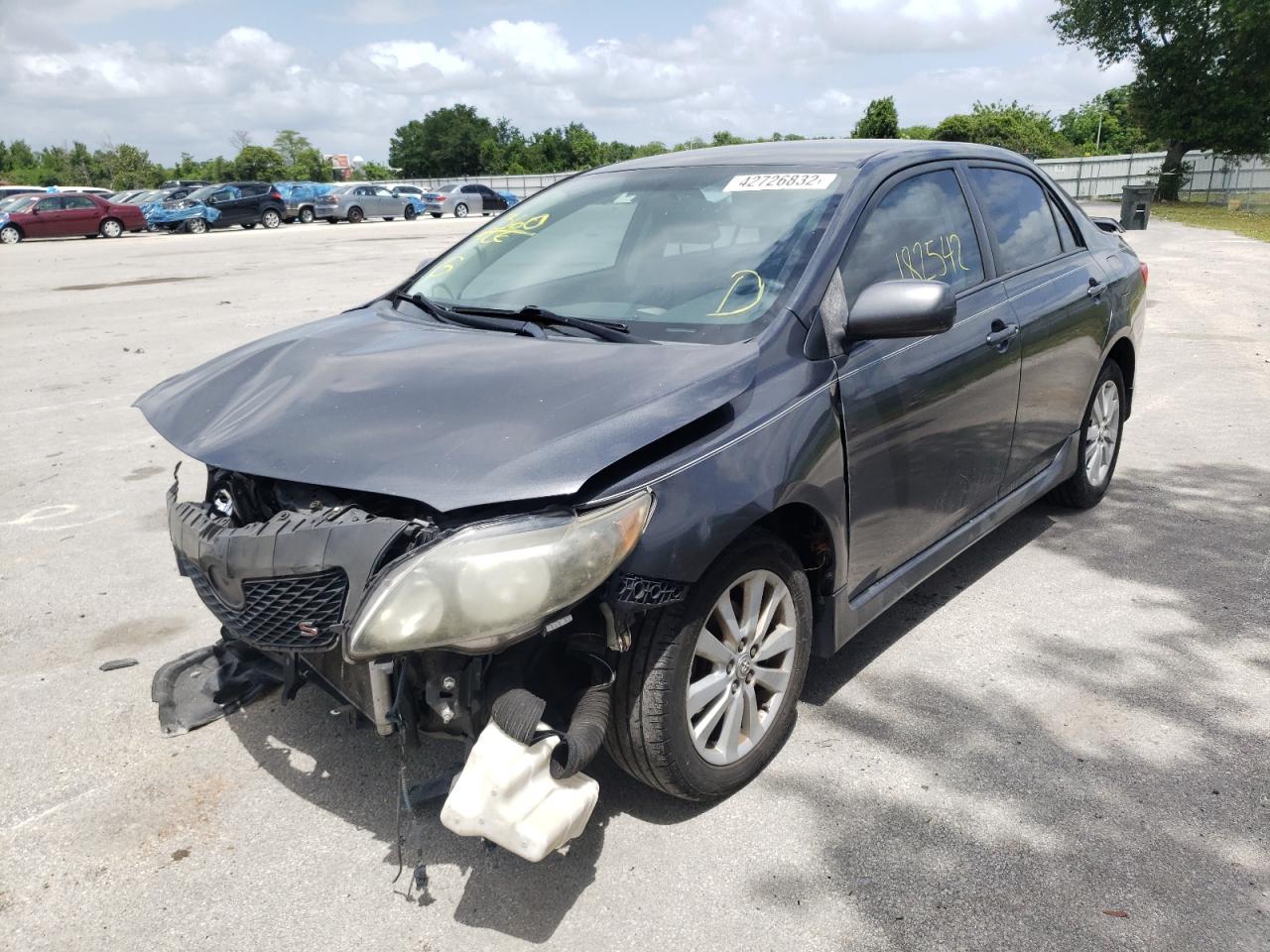 Photo 2 from auction – 2009 TOYOTA COROLLA BA with VIN 2T1BU40E79C143367