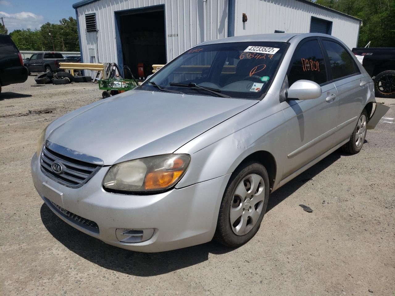 Photo 2 from auction – 2009 KIA SPECTRA EX with VIN KNAFE221495603429