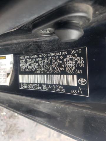 Photo 10 from auction – 2010 SCION TC with VIN JTKDE3B70A0319973