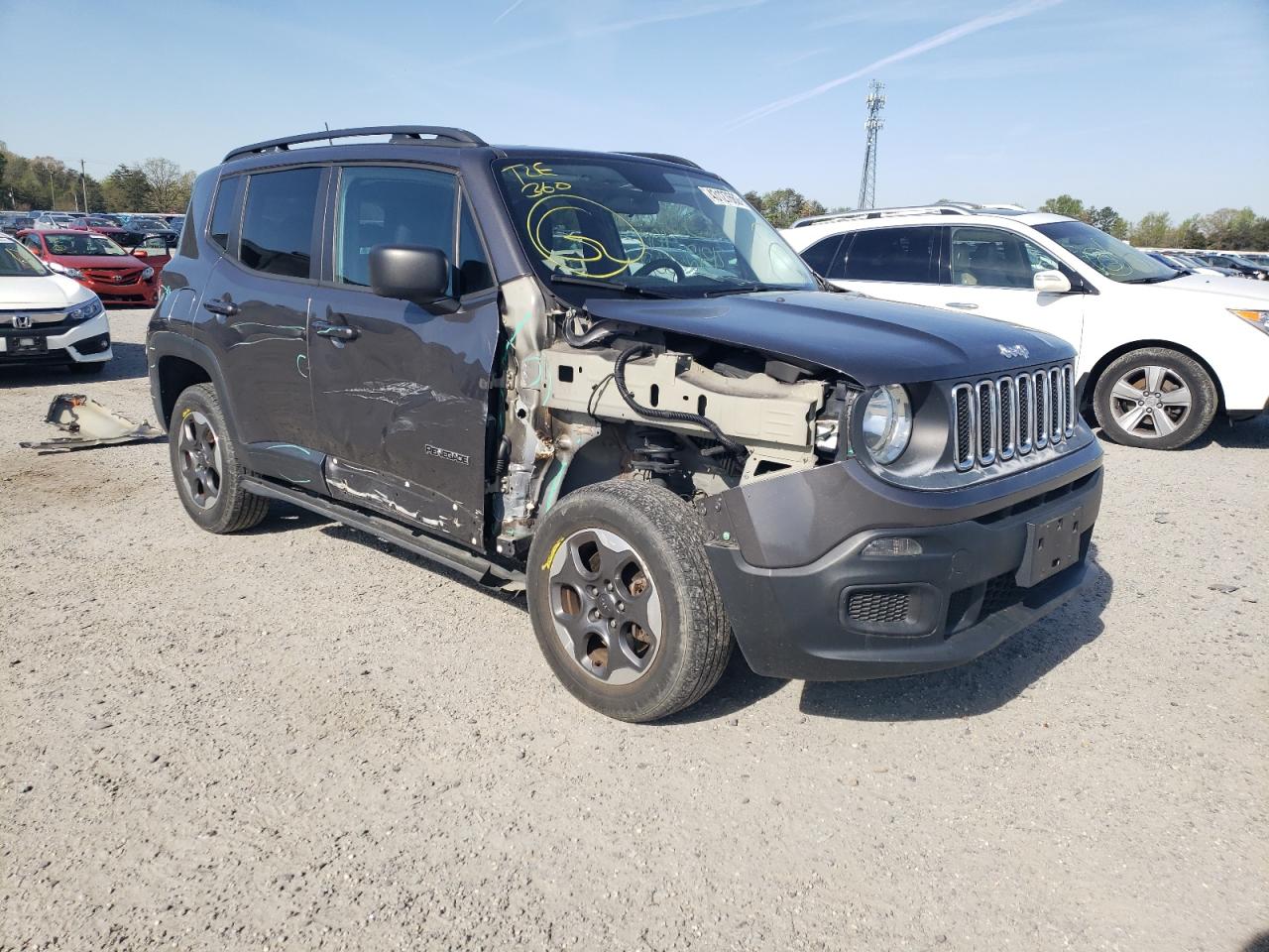 Photo 1 from auction – 2016 JEEP RENEGADE S with VIN ZACCJBAT0GPD50523