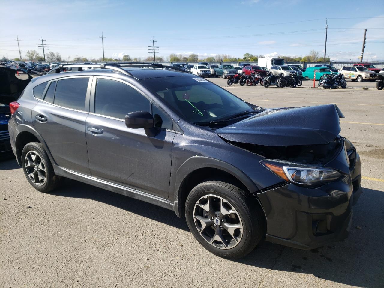 SUBARU CROSSTREK 2018 with VIN JF2GTABC7JH334114 - Photo from auction