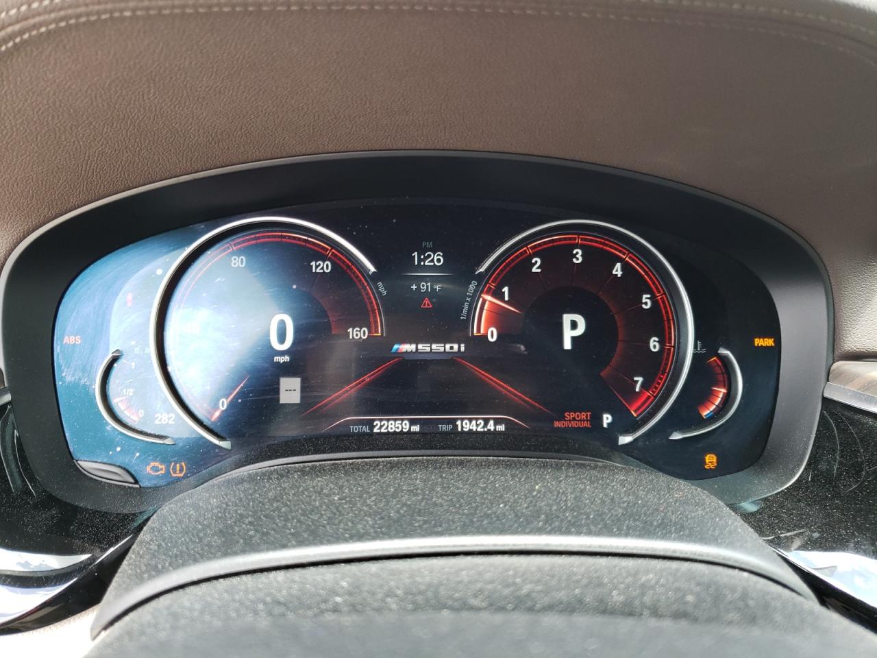 Photo 8 from auction – 2018 BMW M550XI with VIN WBAJB9C52JB287094