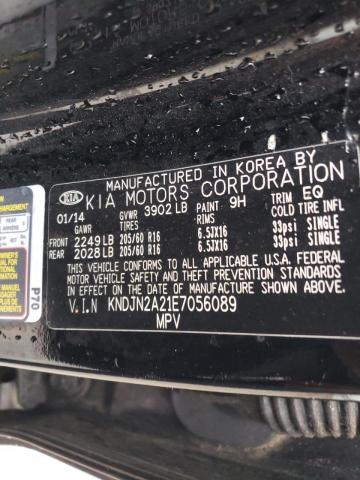 Photo 10 from auction – 2014 KIA SOUL with VIN KNDJN2A21E7056089