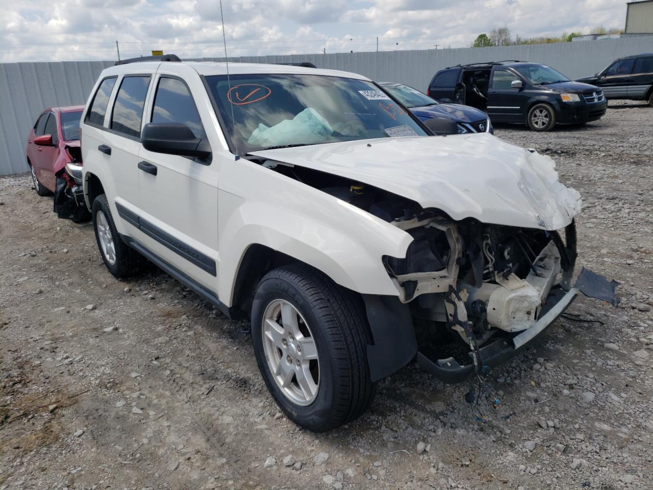 JEEP GRAND CHER 2005 with VIN 1J4GR48K55C580749 - Photo from auction